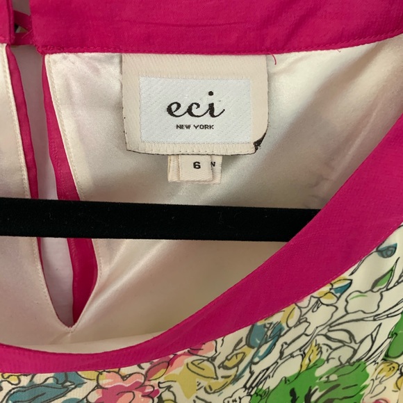 Boutique Floral A-line Knee-length Dress EUC - Picture 5 of 15